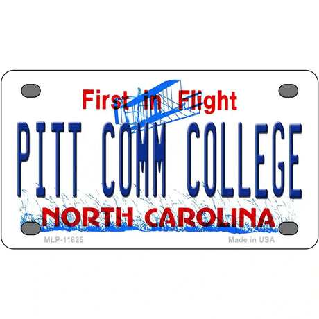 Pitt Comm College North Carolina Novelty License Plate 4" x 2.2" (MLP)