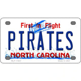 Pirates North Carolina Novelty License Plate 4" x 2.2" (MLP)