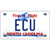 ECU North Carolina Novelty License Plate 4" x 2.2" (MLP)