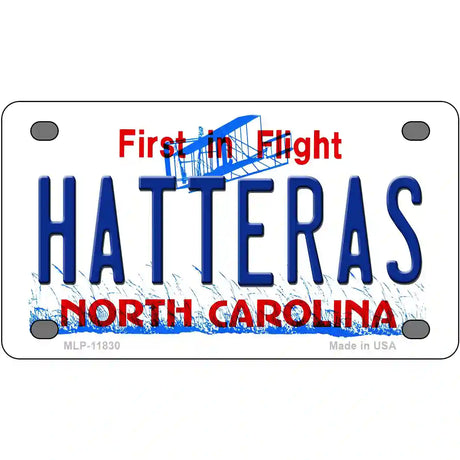 Hatteras North Carolina Novelty License Plate 4" x 2.2" (MLP)