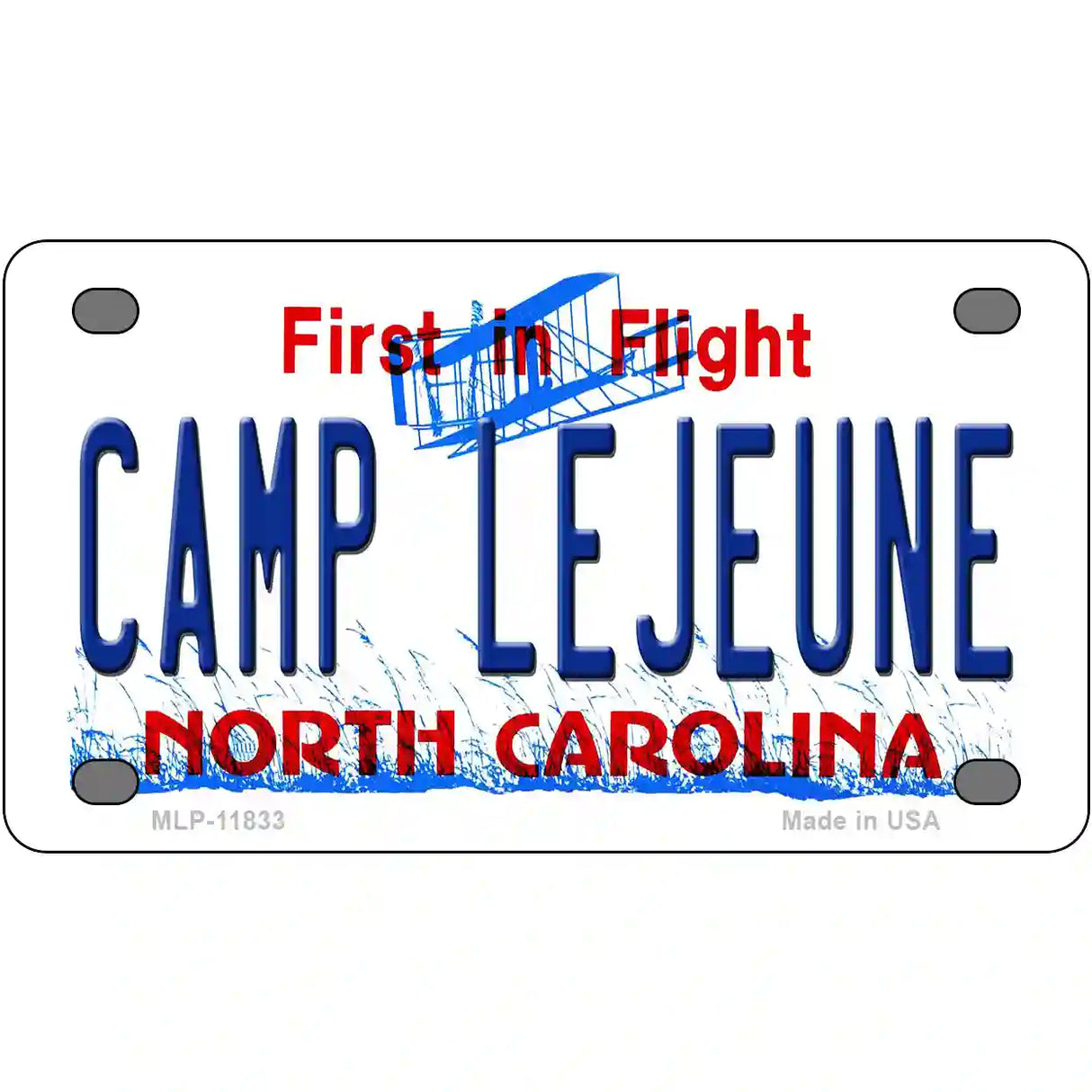 Camp Lejeune North Carolina Novelty License Plate 4" x 2.2" (MLP)