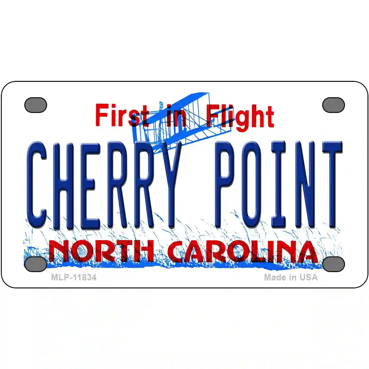 Cherry Point North Carolina Novelty License Plate 4" x 2.2" (MLP)