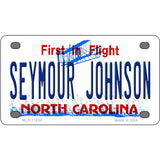 Seymour Johnson North Carolina Novelty License Plate 4" x 2.2" (MLP)