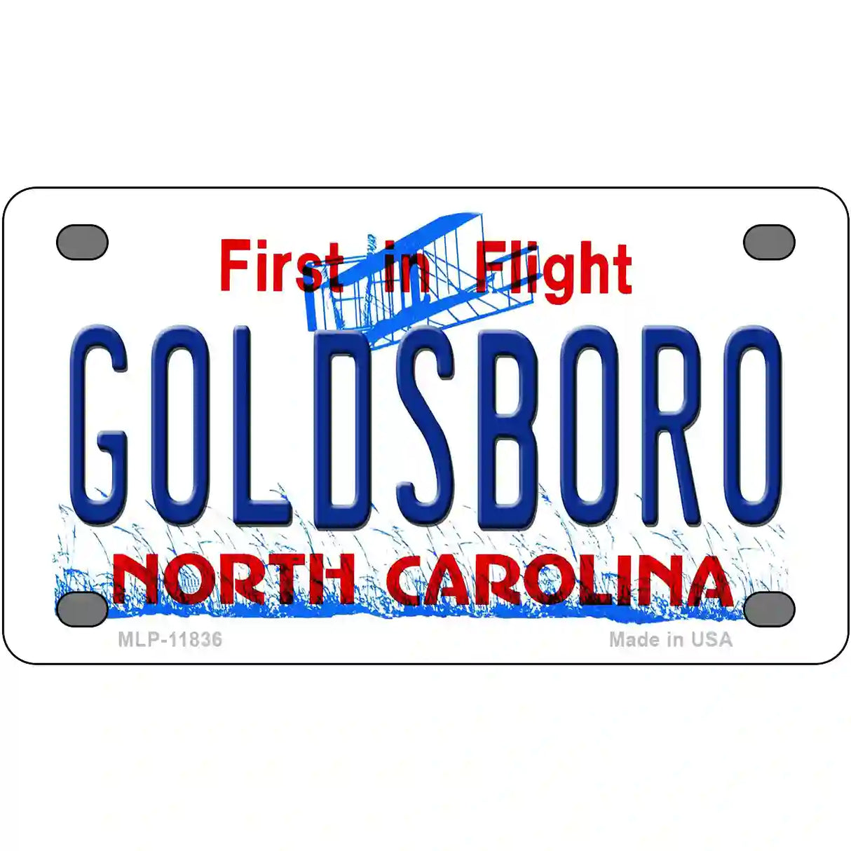 Goldsboro North Carolina Novelty License Plate 4" x 2.2" (MLP)