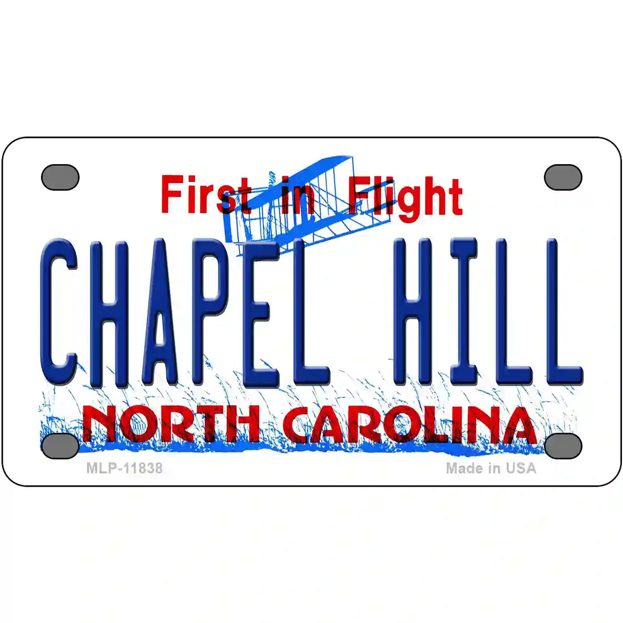 Chapel Hill North Carolina Novelty License Plate 4" x 2.2" (MLP)