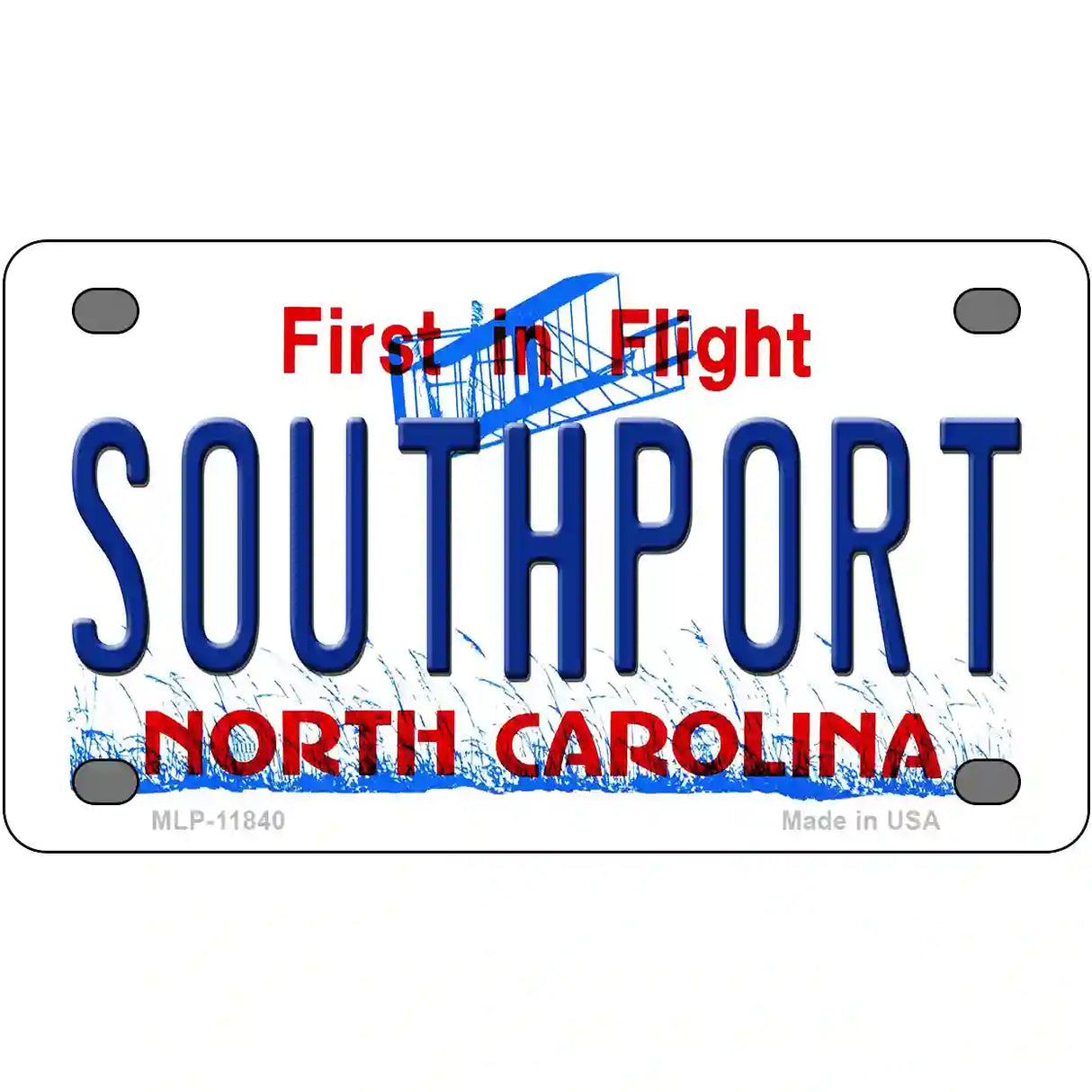 Southport North Carolina Novelty License Plate 4" x 2.2" (MLP)