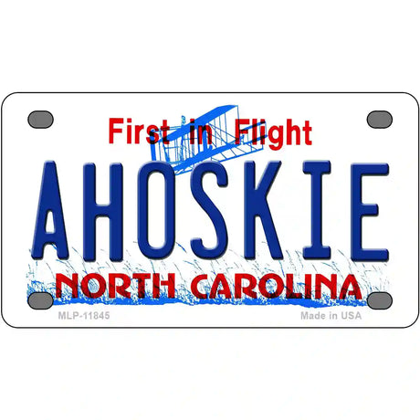 Ahoskie North Carolina Novelty License Plate 4" x 2.2" (MLP)