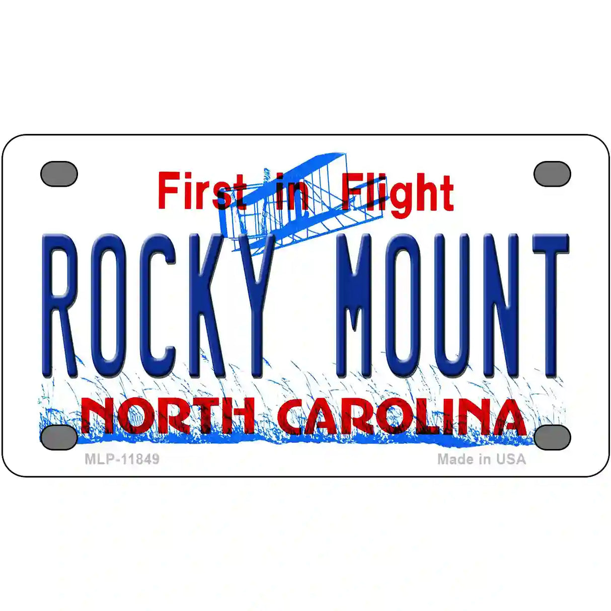 Rocky Mount North Carolina Novelty License Plate 4" x 2.2" (MLP)