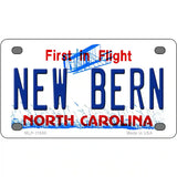 New Bern North Carolina Novelty License Plate 4" x 2.2" (MLP)