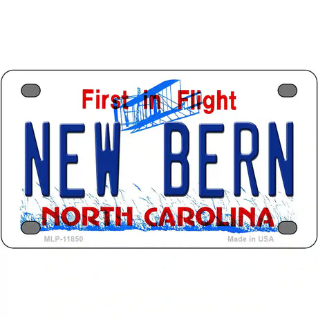 New Bern North Carolina Novelty License Plate 4" x 2.2" (MLP)