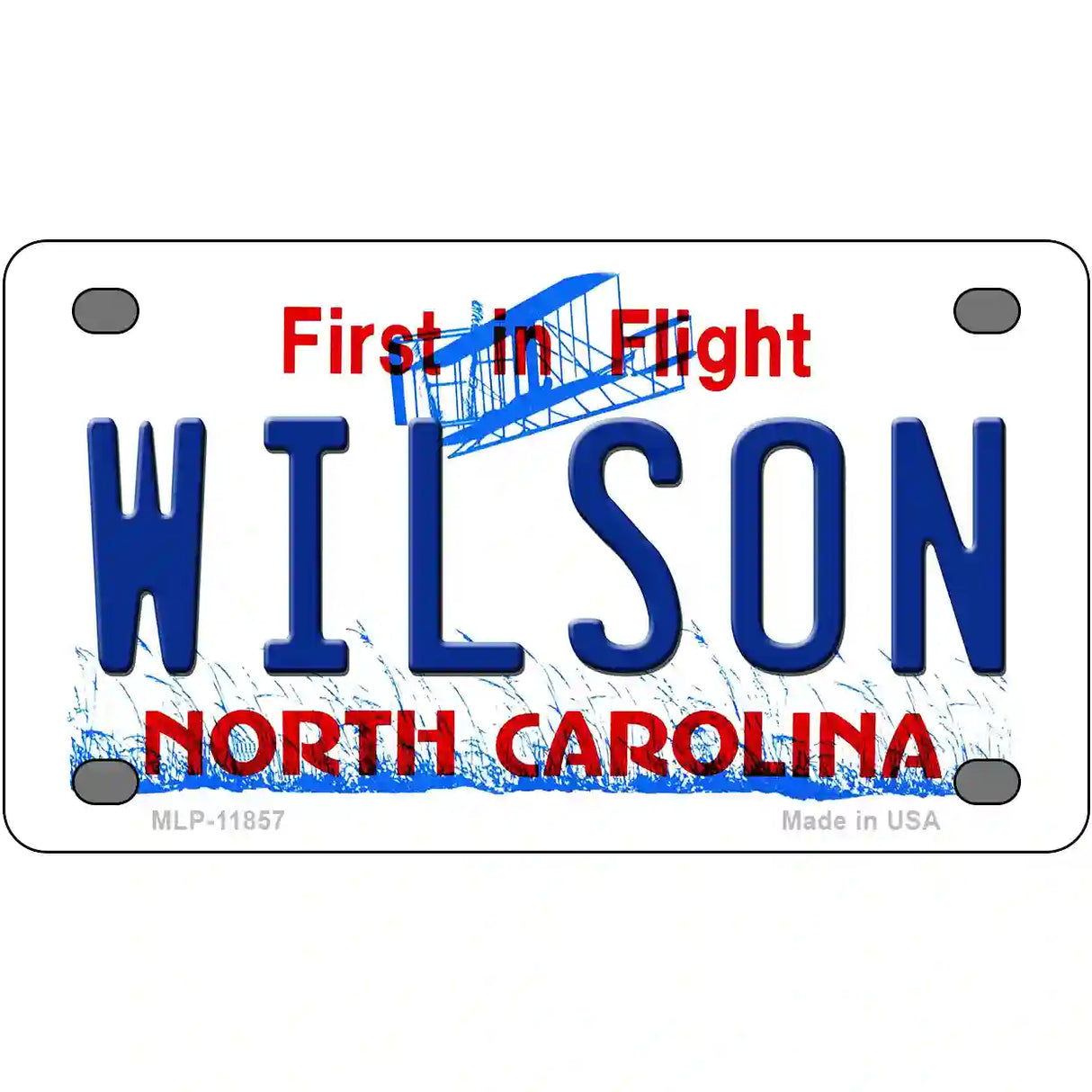 Wilson North Carolina Novelty License Plate 4" x 2.2" (MLP)