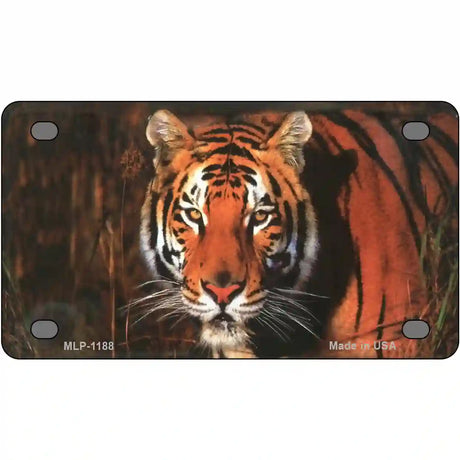 Tiger Novelty Metal License Plate 4" x 2.2" (MLP)