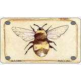 Bumble Bee Watercolor Novelty Metal License Plate 4" x 2.2" (MLP)