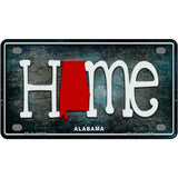 Alabama Home State Outline Novelty License Plate 4" x 2.2" (MLP)