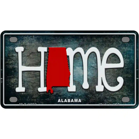 Alabama Home State Outline Novelty License Plate 4" x 2.2" (MLP)