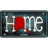 Alaska Home State Outline Novelty License Plate 4" x 2.2" (MLP)