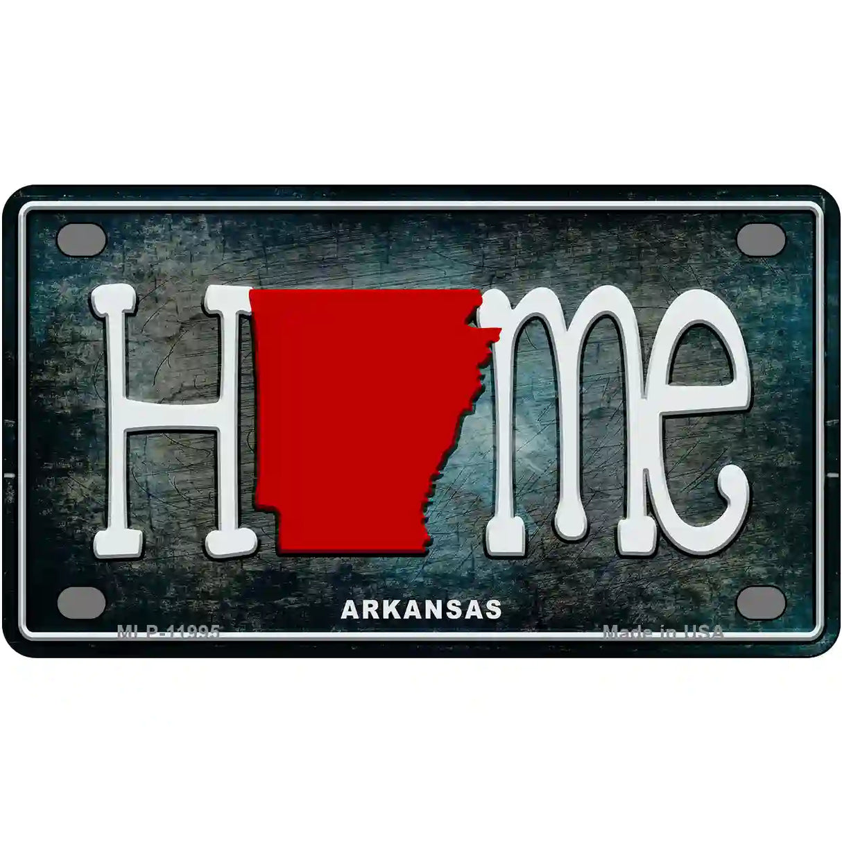 Arkansas Home State Outline Novelty License Plate 4" x 2.2" (MLP)