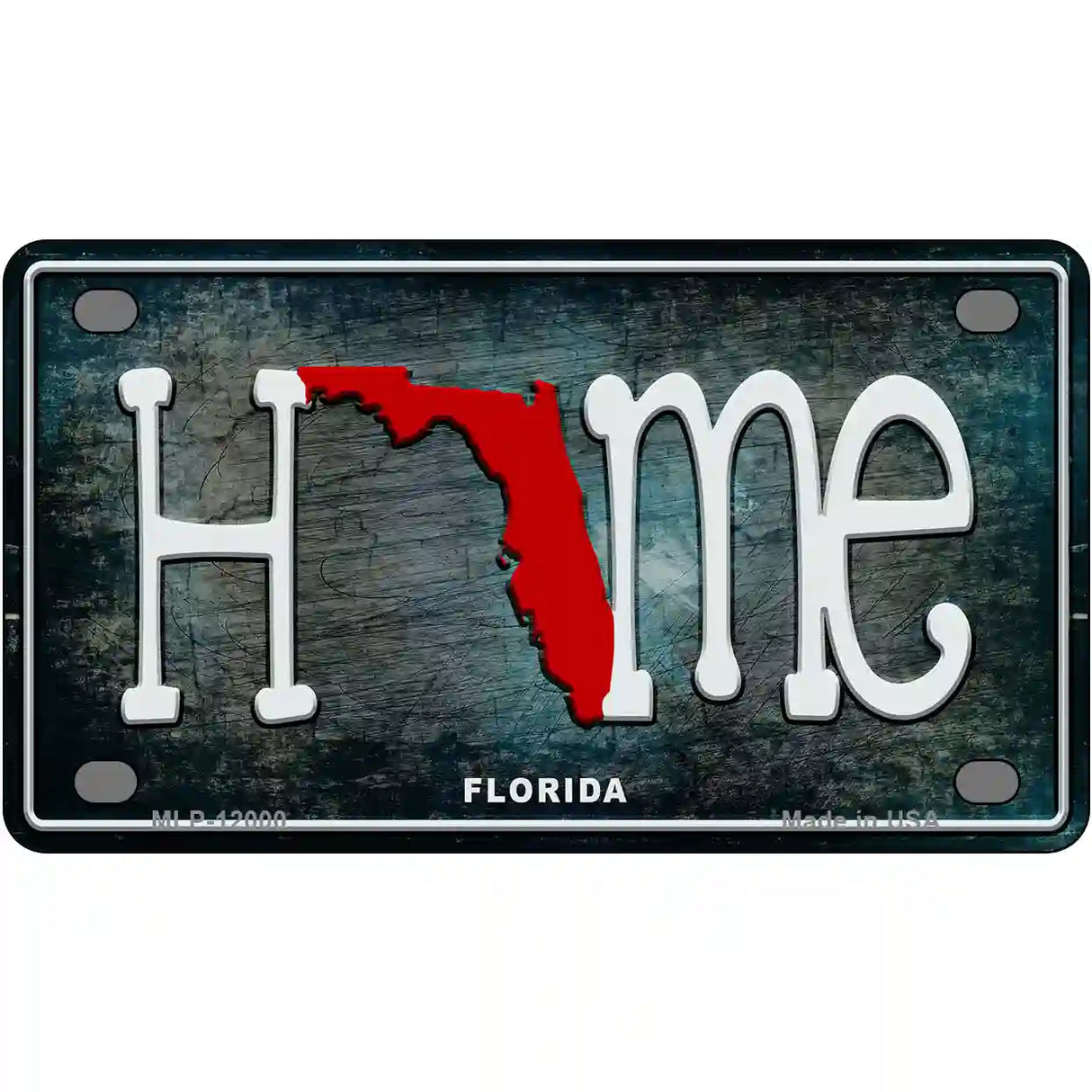 Florida Home State Outline Novelty License Plate 4" x 2.2" (MLP)