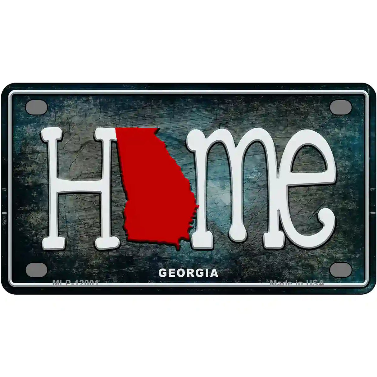 Georgia Home State Outline Novelty License Plate 4" x 2.2" (MLP)