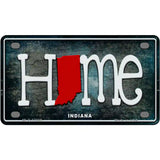 Indiana Home State Outline Novelty License Plate 4" x 2.2" (MLP)