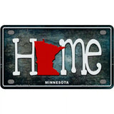 Minnesota Home State Outline Novelty License Plate 4" x 2.2" (MLP)