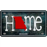 Missouri Home State Outline Novelty License Plate 4" x 2.2" (MLP)