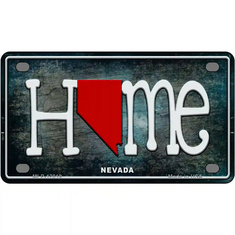 Nevada Home State Outline Novelty License Plate 4" x 2.2" (MLP)