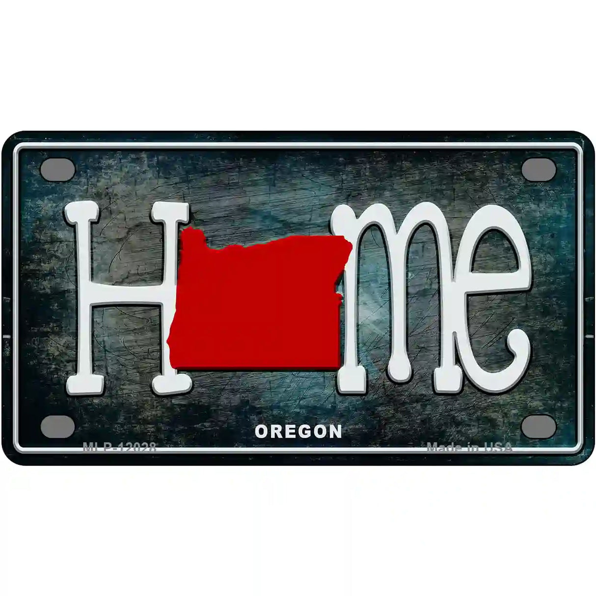 Oregon Home State Outline Novelty License Plate 4" x 2.2" (MLP)