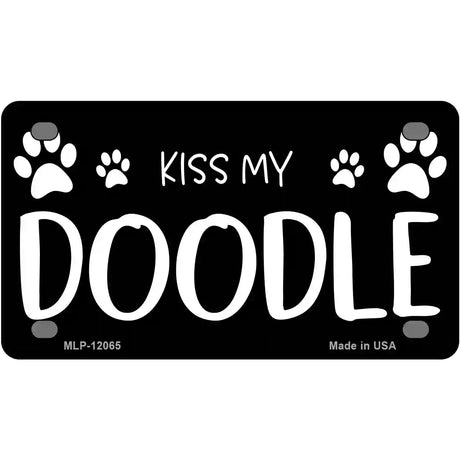 Kiss My  Novelty Metal License Plate 4" x 2.2" (MLP)