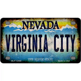 Nevada Virginia City Novelty Metal License Plate 4" x 2.2" (MLP)