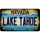 Nevada Lake Tahoe Novelty Metal License Plate 4" x 2.2" (MLP)