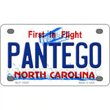 Pantego North Carolina State Novelty Metal License Plate 4" x 2.2" (MLP)