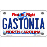 Gastonia North Carolina State Novelty Metal License Plate 4" x 2.2" (MLP)