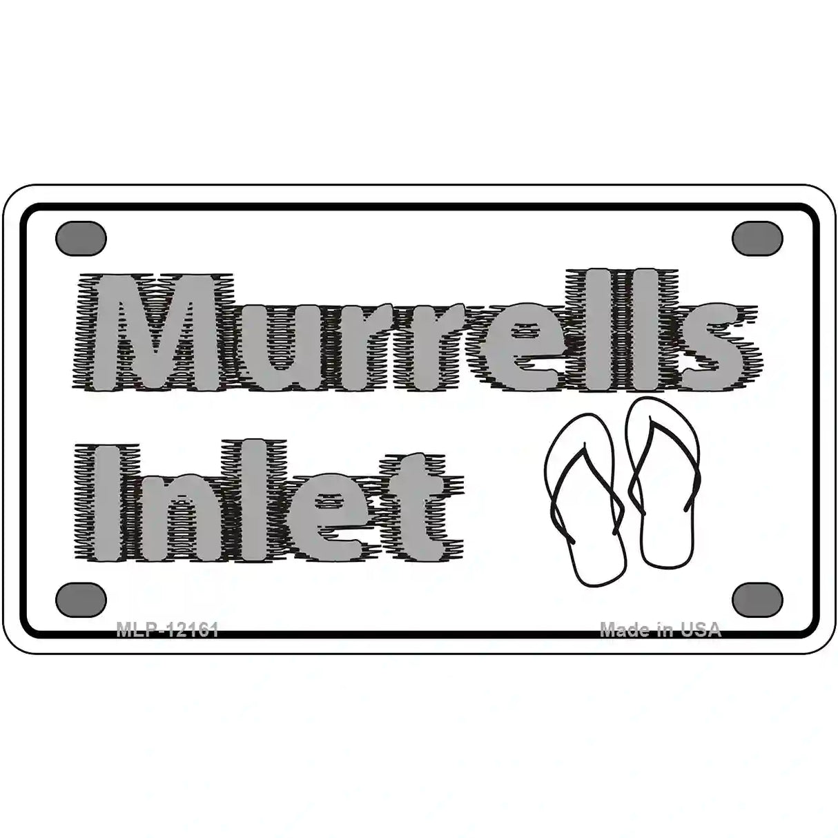 Murrells Inlet SC Novelty Metal License Plate 4" x 2.2" (MLP)