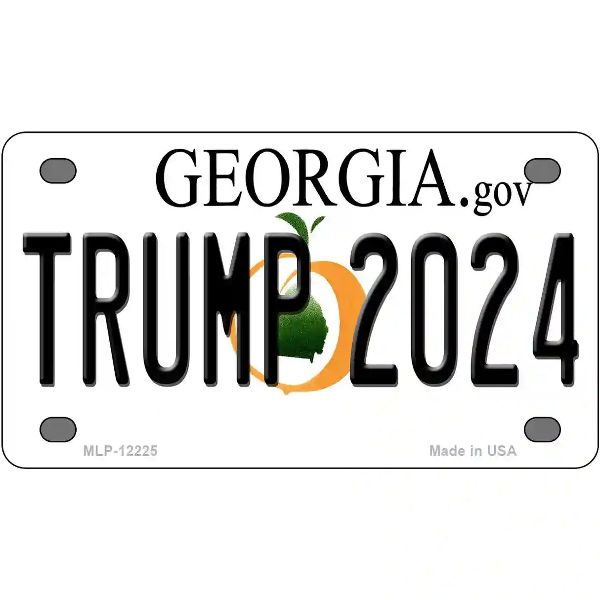 Trump 2024 Georgia Novelty Metal License Plate