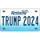 Trump 2024 Kentucky Novelty Metal License Plate 4" x 2.2" (MLP)