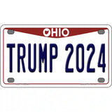 Trump 2024 Ohio Novelty Metal License Plate