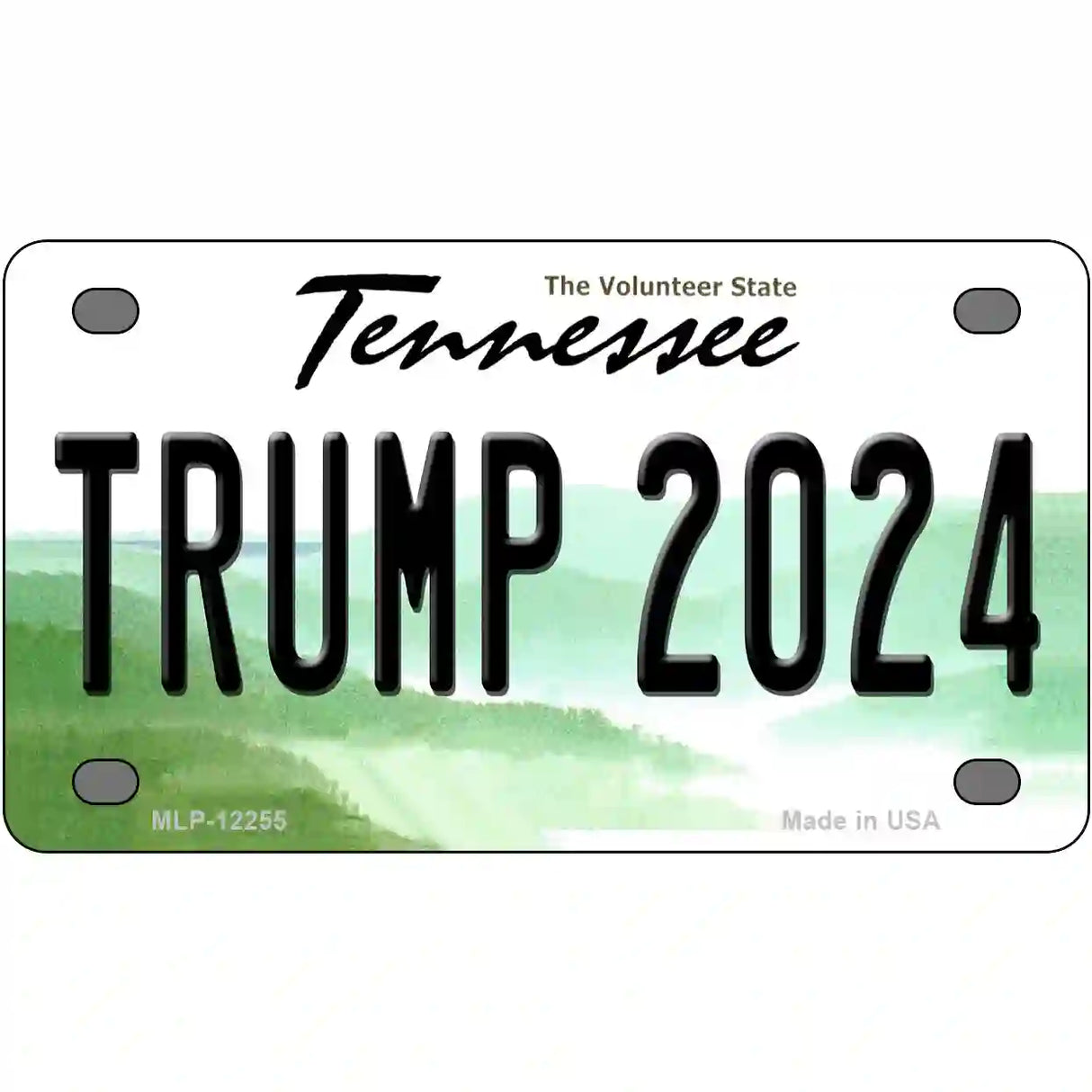 Trump 2024 Tennessee Novelty Metal License Plate 4" x 2.2" (MLP)