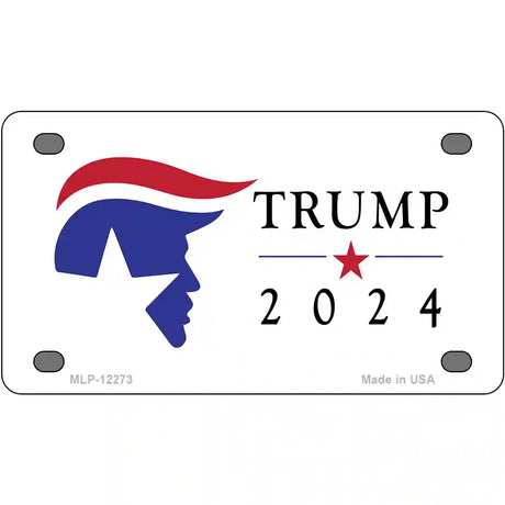 Trump 2024 Novelty Metal License Plate LP-12273 4" x 2.2" (MLP)