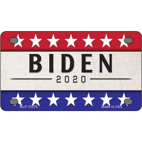 Joe Biden 2020 Novelty Metal License Plate 4" x 2.2" (MLP)