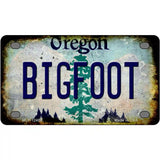 Bigfoot Oregon Novelty Metal License Plate 4" x 2.2" (MLP)