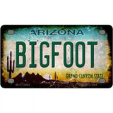 Bigfoot Arizona Novelty Metal License Plate 4" x 2.2" (MLP)