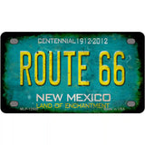 Route 66 New Mexico Novelty Metal License Plate Tag LP-12508 4" x 2.2" (MLP)