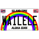 Wailele Hawaii Novelty Metal License Plate 4" x 2.2" (MLP)