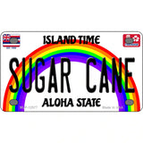 Sugar Cane Hawaii Novelty Metal License Plate 4" x 2.2" (MLP)