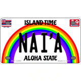 Naia Hawaii Novelty Metal License Plate 4" x 2.2" (MLP)