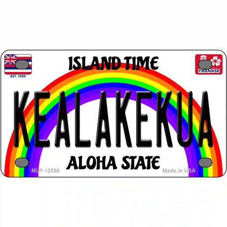 Kealakekua Hawaii Novelty Metal License Plate 4" x 2.2" (MLP)