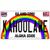 Kahoolawe Hawaii Novelty Metal License Plate 4" x 2.2" (MLP)