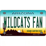 Wildcats Fan Novelty Metal License Plate 4" x 2.2" (MLP)