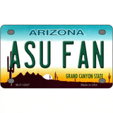 Arizona State Fan Novelty Metal License Plate 4" x 2.2" (MLP)